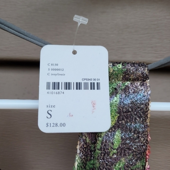 Free People Tangier Mini Floral Sequence Dress. - Picture 9 of 9